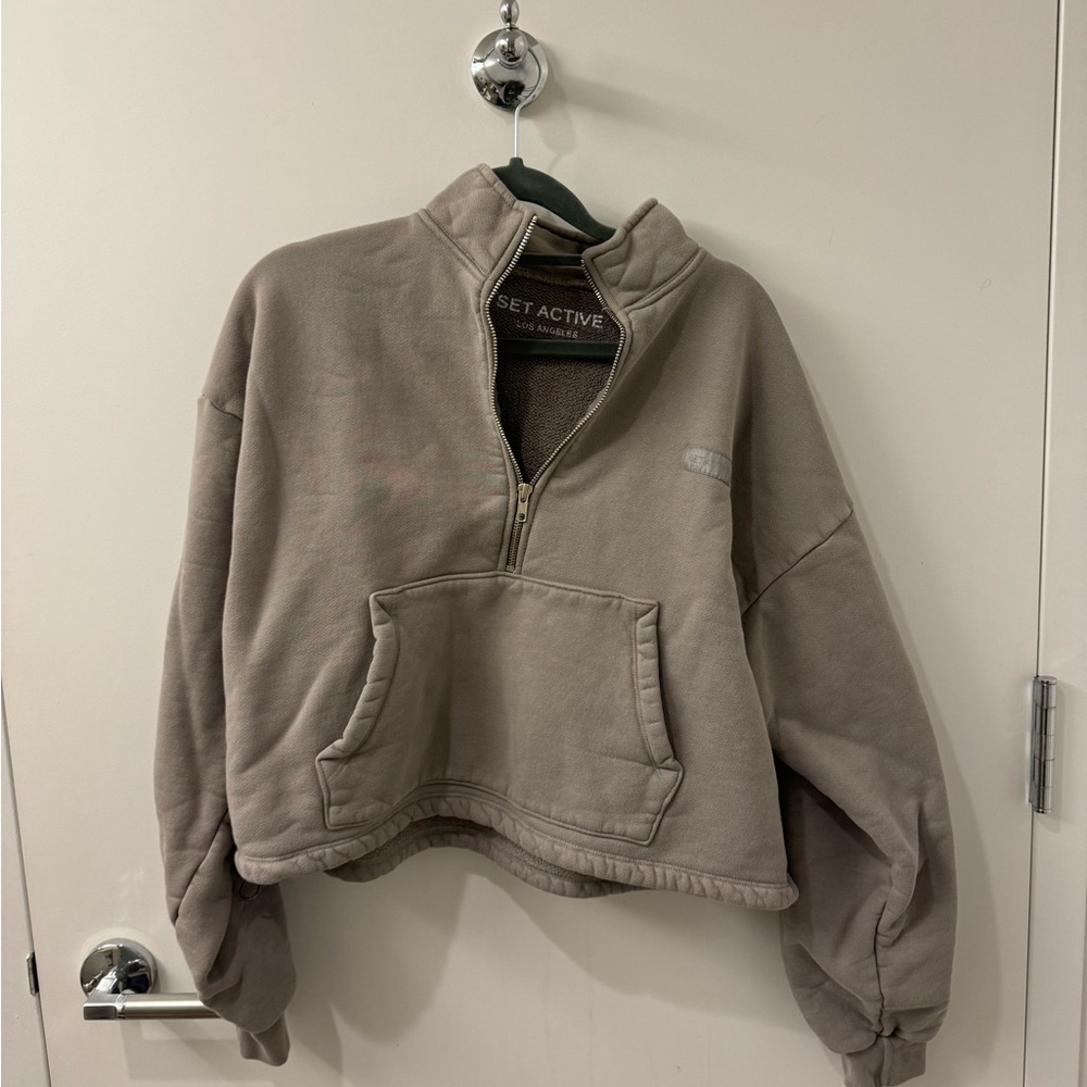 Set active cropped sweatshirt